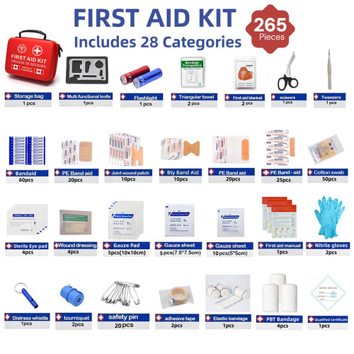 First Aid and Survival kit