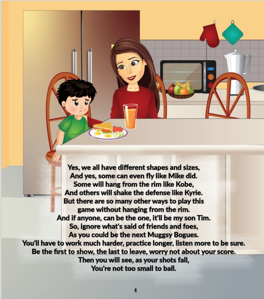 Not too small to ball- Children's book